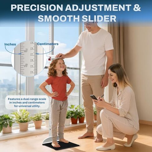 Sike PHR-212 READE REAVE RESARING ROD ، مقياس الاستدلال المحمول 82 "، للبالغين والأطفال ، جهاز قياس الارتفاع للمكتب الطبي ، المنزل ، الصالة الرياضية in Kuwait