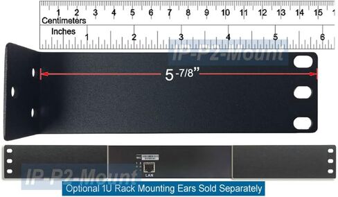 1U Rack Mounting Ears for 19" Rack Installation of IP-P2 in Saudi Arabia