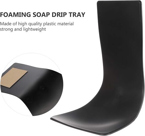 UPKOCH Soap Dispenser Drip Tray 7.00X5.11X4.33 Inch Liquid-Proof Catcher for Bathroom and Kitchen Fits All Soap Dispensers Easy to Clean and Install in Saudi Arabia