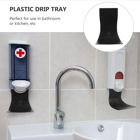 UPKOCH Soap Dispenser Drip Tray 7.00X5.11X4.33 Inch Liquid-Proof Catcher for Bathroom and Kitchen Fits All Soap Dispensers Easy to Clean and Install in Saudi Arabia