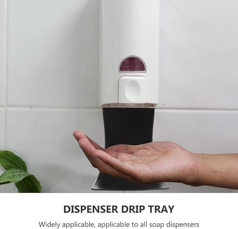 UPKOCH Soap Dispenser Drip Tray 7.00X5.11X4.33 Inch Liquid-Proof Catcher for Bathroom and Kitchen Fits All Soap Dispensers Easy to Clean and Install in Saudi Arabia