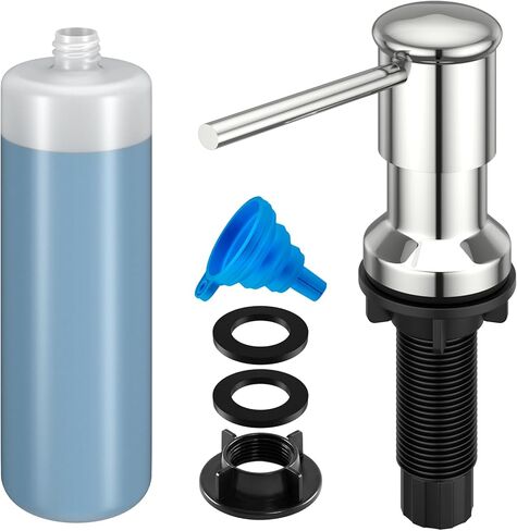 Soap Dispenser for Kitchen Sink, Kichen Sink SoapDispenser, 47" Extension Tube kit, Under Sink SoapDispenser Pump, No Need More Refills, Good Suction Power, Gray in Saudi Arabia