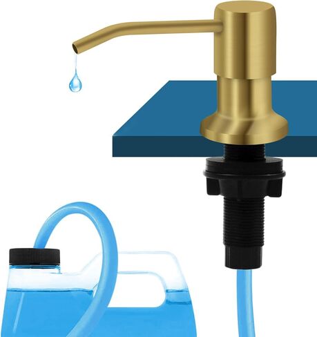 Soap Dispenser for Kitchen Sink, Kichen Sink SoapDispenser, 47" Extension Tube kit, Under Sink SoapDispenser Pump, No Need More Refills, Good Suction Power, Gray in Saudi Arabia