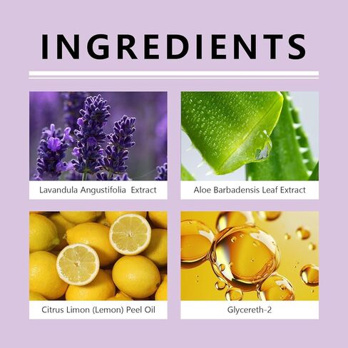 6 Pcs Hand Sanitizer Spray, Portable Power Mist Hydrating Hand Sanitizers Spray for Adults and Kids, 7.8 FL. OZ. Travel Size, 5 Scents in Kuwait