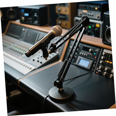 12Pcs Microphone Shock Mount Bands Elastic Anti-Vibration Rubber Rings Compatible with Condenser Microphones for Studio Recording Live Broadcasts and Outdoor Interviews in Saudi Arabia