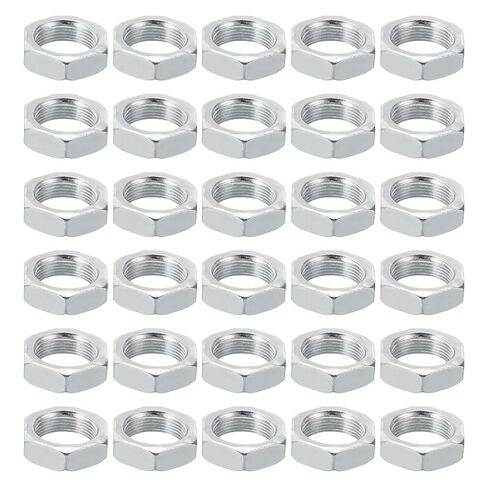 PATIKIL M18X1.5 NUTS HEX Steel ، 15 حزمة متري الخيط المطلي بالزنك الجهاز النهائي الجهاز in Kuwait