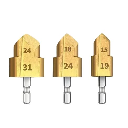 20/25/32mm PPR Pipe Step Drill Set - Hex Handle Hole Opener & Core Expander for Water Pipes(1Pcs 18-24mm) in Saudi Arabia