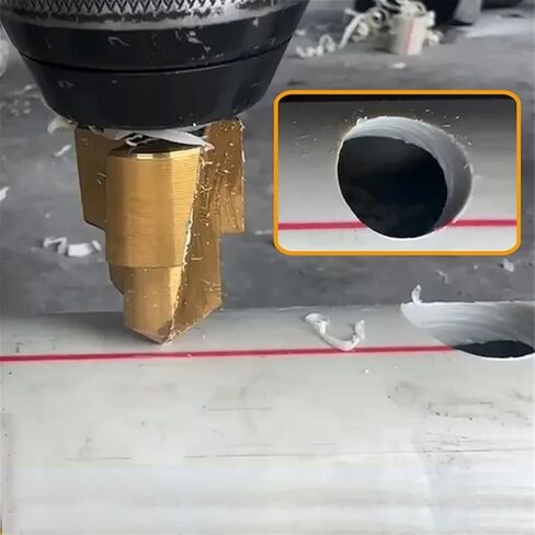 20/25/32mm PPR Pipe Step Drill Set - Hex Handle Hole Opener & Core Expander for Water Pipes(1Pcs 18-24mm) in Saudi Arabia