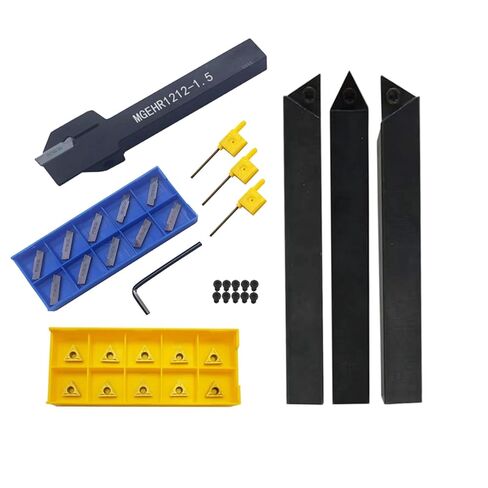 13pcs MGEHR1212-1.5 Grooving Tool + 10pcs TCMT21.51 Turning Inserts Bundle in Saudi Arabia