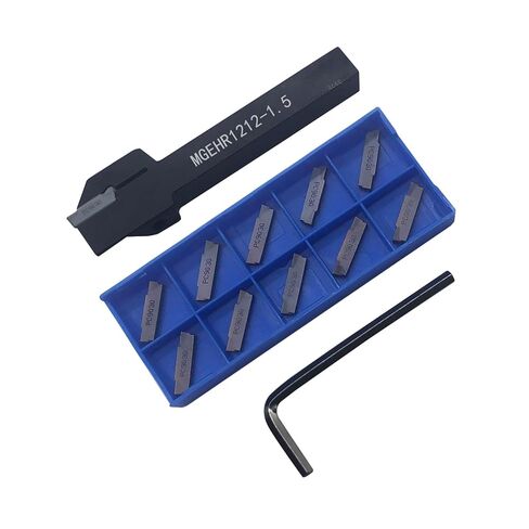 13pcs MGEHR1212-1.5 Grooving Tool + 10pcs TCMT21.51 Turning Inserts Bundle in Saudi Arabia