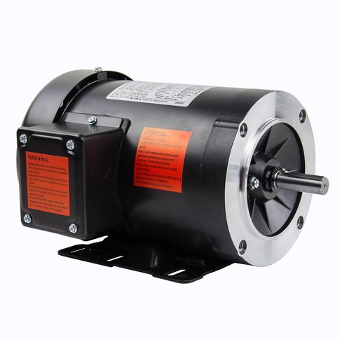 1 HP 3 Phase 56C Frame Electric Motor 1800 RPM TEFC 208-230/460V C-Face Worldwide Electric NATE1-18-56CB in Saudi Arabia
