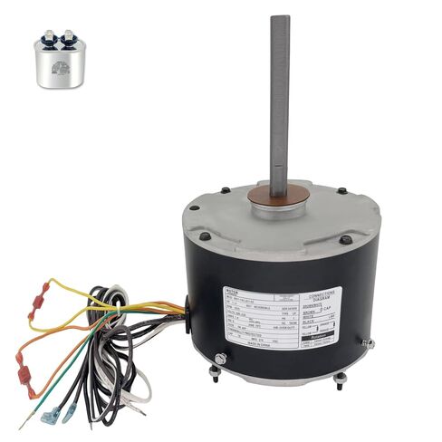W51-14CJA1-02 Condenser Fan Motor 1/4 HP 208-230V 1075RPM Replaces FSE1026SV1 WG840728 D7909 D909 51-23054-11 Reversible Rotation 1.4A 48 Frame with 10uf Capacitor in Kuwait
