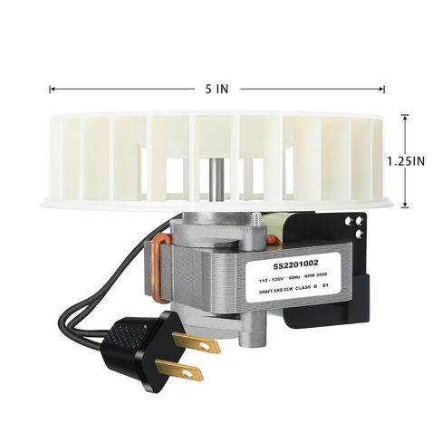 Upgraded Bathroom Exhaust Fan Motor and Blade Kit, 80 CFM High Airflow Quiet Replacement – Compatible with AS50 AS54 AS60 AS70 ASF50 ASLC50 ASLC50FL ASF70 ASLC70 in Kuwait