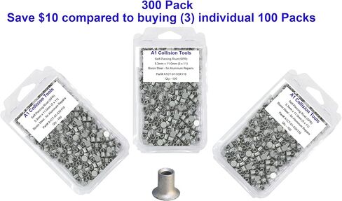 Self-Piercing Rivets (SPR), 5.3mm x 11.0mm (5x11), 300-Pack in Saudi Arabia