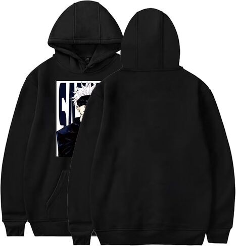 ACEFAST INC Cool Satoru Gojo Itadori Yuji Nobara Unisex Tops Harajuku Anime Unisex Hoodie Pullovers in Kuwait