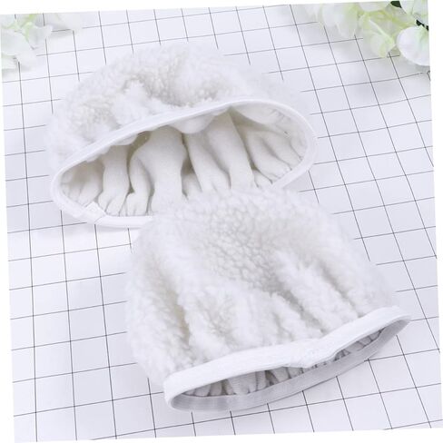 DECHOUS 5pcs Microfiber Car Polishing Pads Set Lambswool Bonnets Wool Polishing Wheel for Wax Dressing in Saudi Arabia