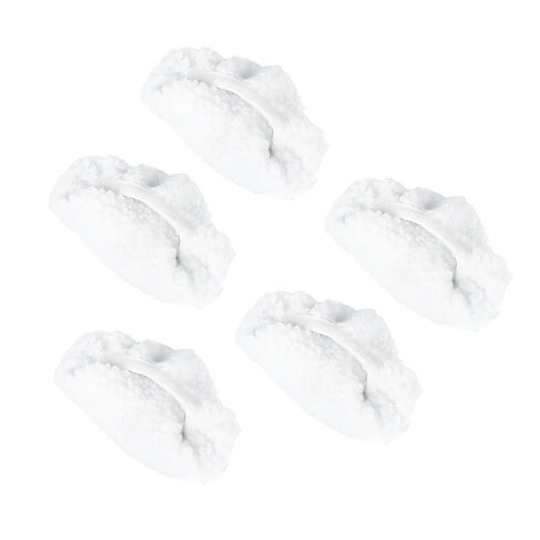 Alipis 5pcs Polishing Bonnets Pads Wax Applicator for Car Detailing White Microfiber Buffing Pad for Scratch Removal and Waxing in Saudi Arabia
