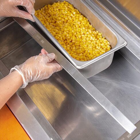 منتجات Carlisle FoodService Products Durapan الفولاذ المقاوم للصدأ 20.5 بوصة محول طاولة بخار فندق عموم محول بار للمطابخ التجارية والبوفيهات، فضي in Saudi Arabia