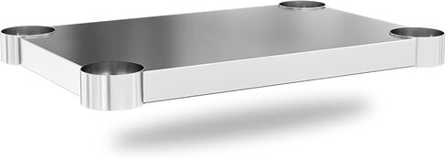 رف سفلي من الفولاذ المقاوم للصدأ مقاس 30 × 48 بوصة لطاولة العمل التجارية - رف سفلي إضافي لتخزين إضافي لمطعم مطبخ NSF أو المقهى أو المخابز أو محطات إعداد الطعام in Kuwait