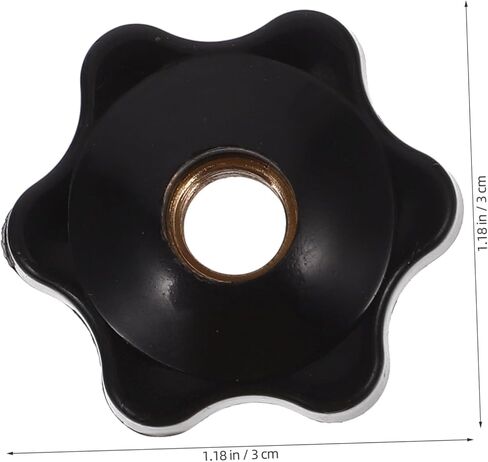 OUNONA 10pcs Plastic Adjustable Knob Ergonomic Grip Handle Nut for Machinery Wear-Resistant Thumb Knob Design for Woodworking and Electronics in Saudi Arabia