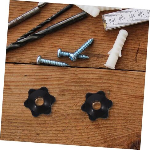 OUNONA 10pcs Plastic Adjustable Knob Ergonomic Grip Handle Nut for Machinery Wear-Resistant Thumb Knob Design for Woodworking and Electronics in Saudi Arabia