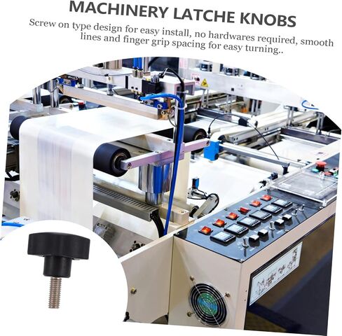 10pcs Plum Blossom Rubber Head Nut Assorted Screw Knobs Clamping Tightening Screw for Machinery Latche in Saudi Arabia
