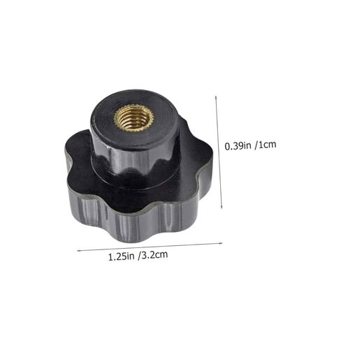 12pcs Plum Blossom Thumb Nut Knurled Knobs Brushed Copper Core Ergonomic Grip for Equipment in Saudi Arabia