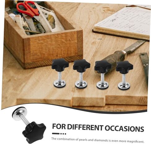 4pcs Wide Range of Use Hand Knob Tightening Screws Thread Screws for Lathe Machine Industrial Tools in Kuwait