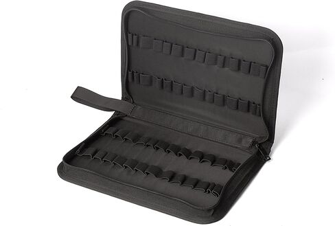 Homeopathy Storage, Large Homeopathy Supplies Organizer for 56 Tubes; Homeopathic Remedies Organizer Bag,Black Zipper/Nylon Material/Water-Resistant in Saudi Arabia