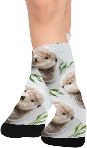 جوارب لطيفة للتنزه سيرًا على الأقدام بطبعة قضاعة نعسان - جوارب شتوية حرارية سميكة دافئة للأولاد والبنات للمدرسة، والارتداء اليومي والأنشطة الخارجية in Kuwait