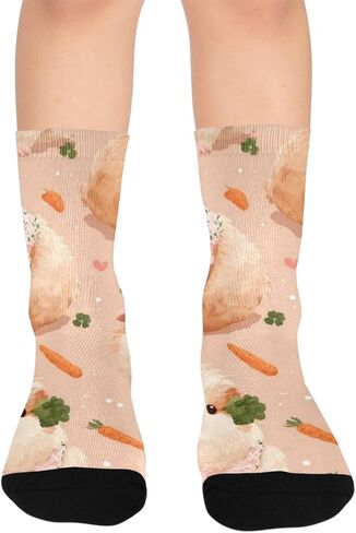 جوارب المشي لمسافات طويلة على شكل خنزير غينيا - جوارب دافئة سميكة للشتاء الحراري للأولاد والبنات الصغار للمدرسة، والارتداء اليومي والأنشطة الخارجية in Kuwait