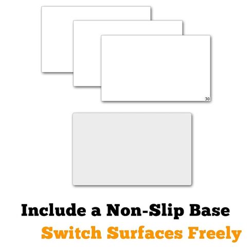 Satech Sticky/tacky/inshesive Mat 24 "× 36" باللون الأزرق مع قاعدة غير قابلة للانزلاق (حالة من 3 حصير ، 30 ورقة لكل منه in Kuwait