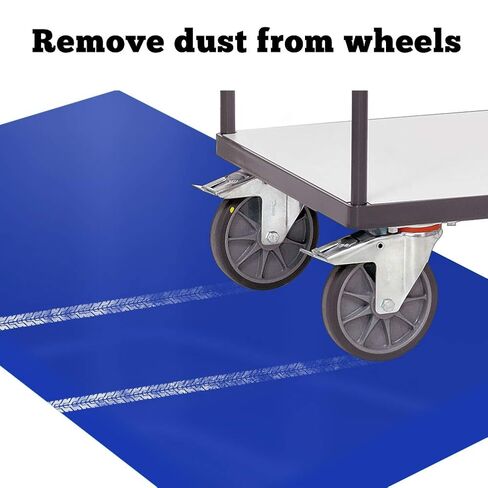 Satech Sticky/tacky/inshesive Mat 24 "× 36" باللون الأزرق مع قاعدة غير قابلة للانزلاق (حالة من 3 حصير ، 30 ورقة لكل منه in Kuwait