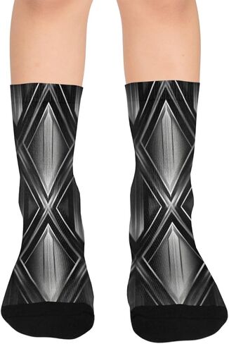 جوارب فاخرة للمشي لمسافات طويلة داكنة عصرية - جوارب شتوية حرارية سميكة دافئة للأطفال الصغار للأولاد والبنات للمدرسة، والارتداء اليومي والأنشطة الخارجية in Kuwait