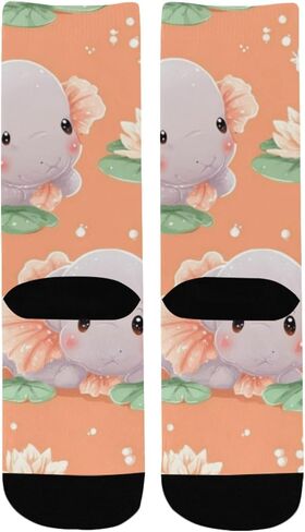 جوارب Lily Pad Hippos للمشي لمسافات طويلة - جوارب شتوية حرارية سميكة دافئة للأطفال الصغار للأولاد والبنات للمدرسة، والارتداء اليومي والأنشطة الخارجية in Kuwait