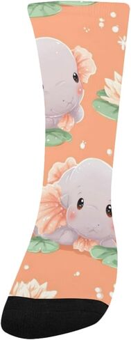 جوارب Lily Pad Hippos للمشي لمسافات طويلة - جوارب شتوية حرارية سميكة دافئة للأطفال الصغار للأولاد والبنات للمدرسة، والارتداء اليومي والأنشطة الخارجية in Kuwait