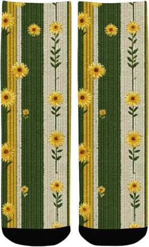 جوارب سبرينج جولدن مخططة متوهجة للمشي لمسافات طويلة - جوارب شتوية حرارية سميكة دافئة للأولاد والبنات الصغار للمدرسة، والارتداء اليومي والأنشطة الخارجية in Kuwait