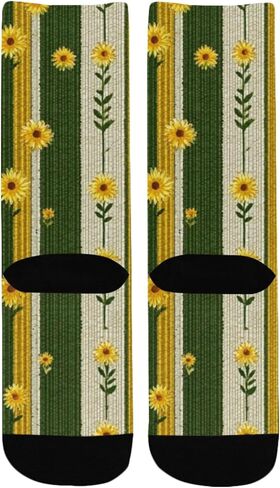 جوارب سبرينج جولدن مخططة متوهجة للمشي لمسافات طويلة - جوارب شتوية حرارية سميكة دافئة للأولاد والبنات الصغار للمدرسة، والارتداء اليومي والأنشطة الخارجية in Kuwait