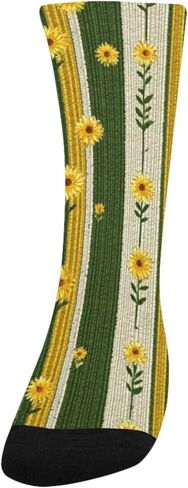 جوارب سبرينج جولدن مخططة متوهجة للمشي لمسافات طويلة - جوارب شتوية حرارية سميكة دافئة للأولاد والبنات الصغار للمدرسة، والارتداء اليومي والأنشطة الخارجية in Kuwait