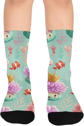 جوارب كورال كراون بالز للمشي لمسافات طويلة - جوارب شتوية حرارية سميكة دافئة للأطفال الصغار للأولاد والبنات للمدرسة، والارتداء اليومي والأنشطة الخارجية in Kuwait