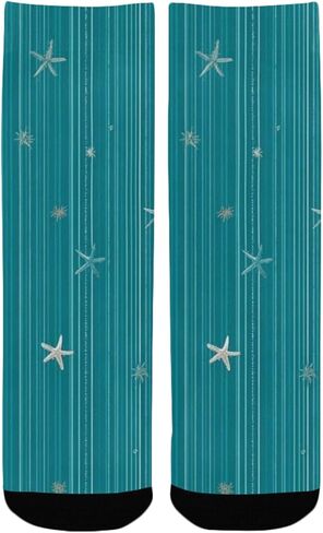 جوارب Galaxy Slant Motif Star للتنزه سيرًا على الأقدام - جوارب شتوية حرارية سميكة دافئة للأولاد والبنات للمدرسة، والارتداء اليومي والأنشطة الخارجية in Kuwait