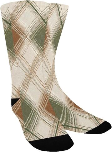 جوارب المشي لمسافات طويلة بتصميم منقوش ترابي - جوارب شتوية حرارية سميكة دافئة للأطفال الصغار للأولاد والبنات للمدرسة، والارتداء اليومي والأنشطة الخارجية in Kuwait