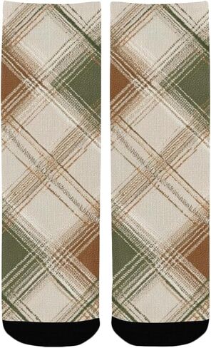 جوارب المشي لمسافات طويلة بتصميم منقوش ترابي - جوارب شتوية حرارية سميكة دافئة للأطفال الصغار للأولاد والبنات للمدرسة، والارتداء اليومي والأنشطة الخارجية in Kuwait