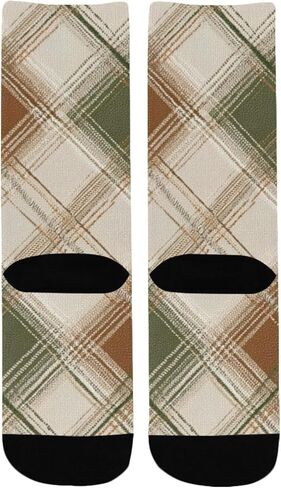 جوارب المشي لمسافات طويلة بتصميم منقوش ترابي - جوارب شتوية حرارية سميكة دافئة للأطفال الصغار للأولاد والبنات للمدرسة، والارتداء اليومي والأنشطة الخارجية in Kuwait