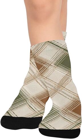 جوارب المشي لمسافات طويلة بتصميم منقوش ترابي - جوارب شتوية حرارية سميكة دافئة للأطفال الصغار للأولاد والبنات للمدرسة، والارتداء اليومي والأنشطة الخارجية in Kuwait