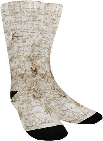 جوارب المشي لمسافات طويلة باللون البيج الخرساني - جوارب شتوية سميكة دافئة للأولاد والبنات الصغار للمدرسة، والارتداء اليومي والأنشطة الخارجية in Kuwait