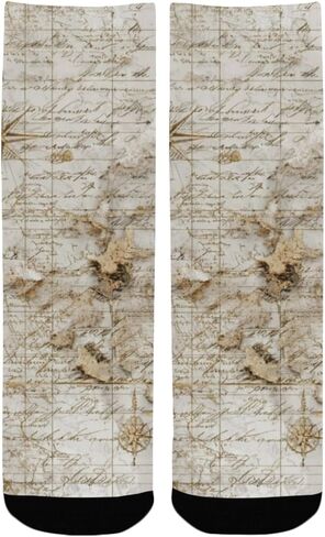 جوارب المشي لمسافات طويلة باللون البيج الخرساني - جوارب شتوية سميكة دافئة للأولاد والبنات الصغار للمدرسة، والارتداء اليومي والأنشطة الخارجية in Kuwait