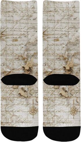 جوارب المشي لمسافات طويلة باللون البيج الخرساني - جوارب شتوية سميكة دافئة للأولاد والبنات الصغار للمدرسة، والارتداء اليومي والأنشطة الخارجية in Kuwait