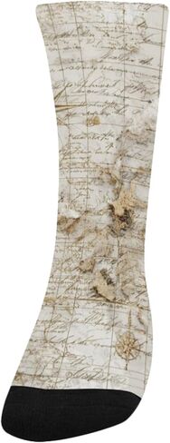 جوارب المشي لمسافات طويلة باللون البيج الخرساني - جوارب شتوية سميكة دافئة للأولاد والبنات الصغار للمدرسة، والارتداء اليومي والأنشطة الخارجية in Kuwait