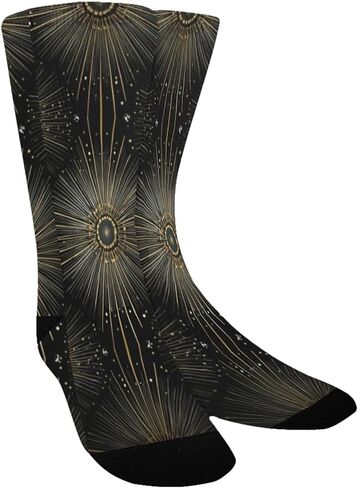 جوارب Gold Starburst داكنة للمشي لمسافات طويلة - جوارب شتوية حرارية سميكة دافئة للأولاد والبنات للمدرسة، والارتداء اليومي والأنشطة الخارجية in Kuwait